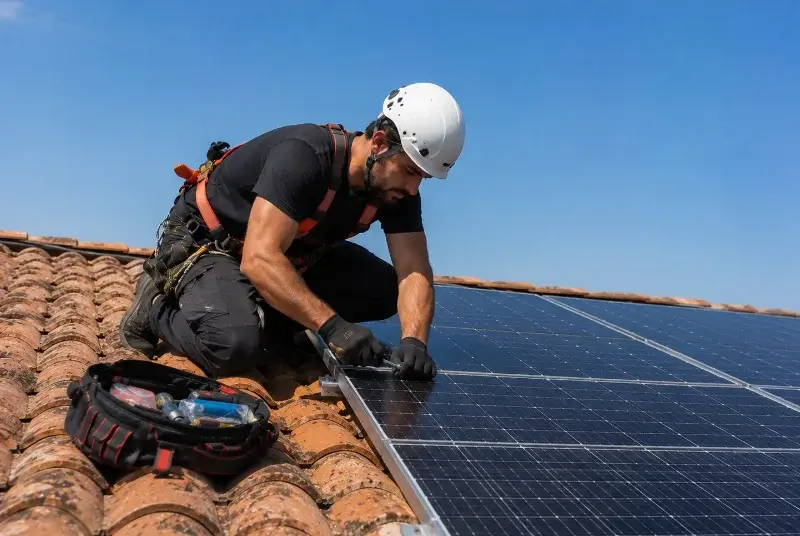 Maintenance et monitoring de panneaux solaires à Houplin-Ancoisne
